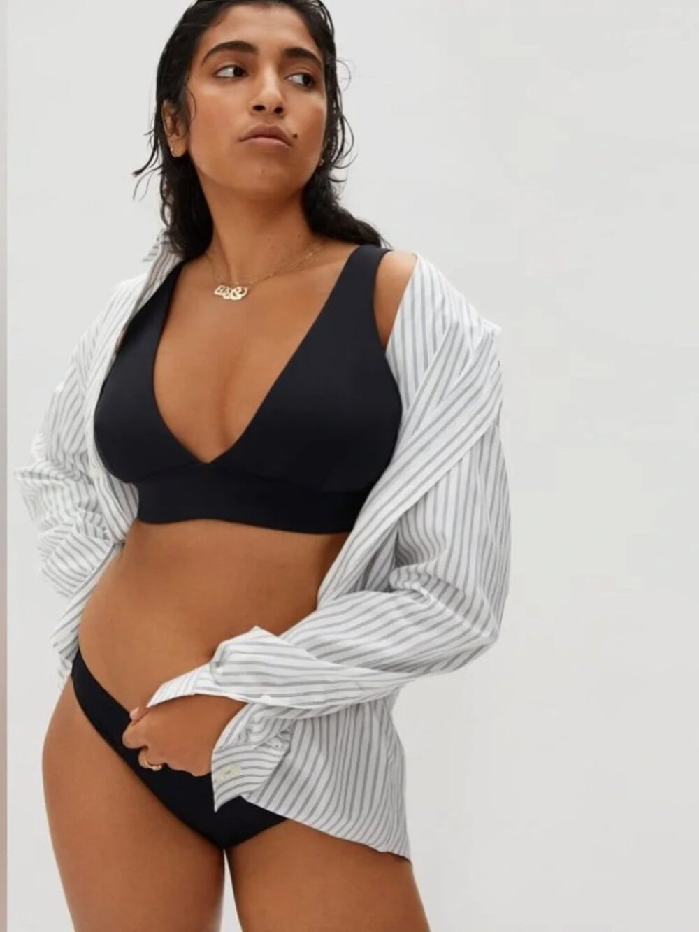 Everlane Black Bikini Bottom M